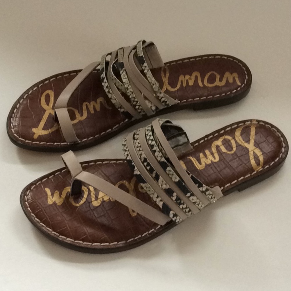 NEW Sam Edelman python sandals - Picture 3 of 8